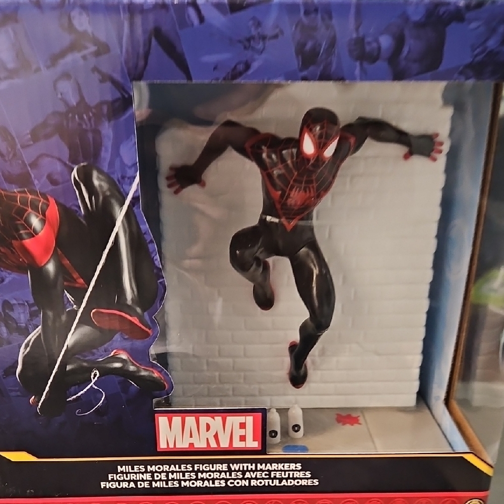 Marvel Miles Morales Action Figure with Custom Markers